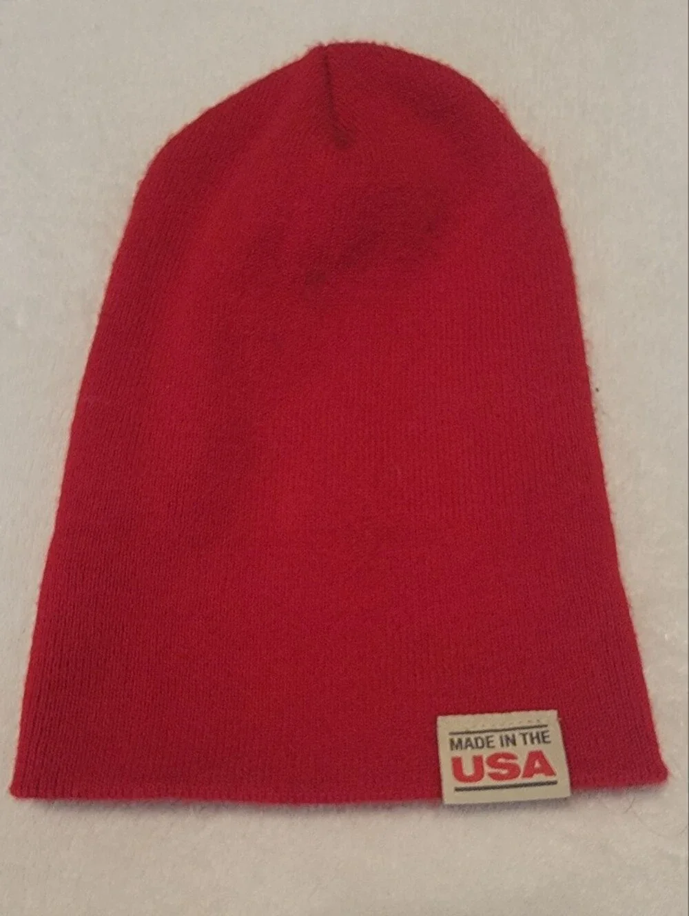 Duluth Trading Red Knit Beanie